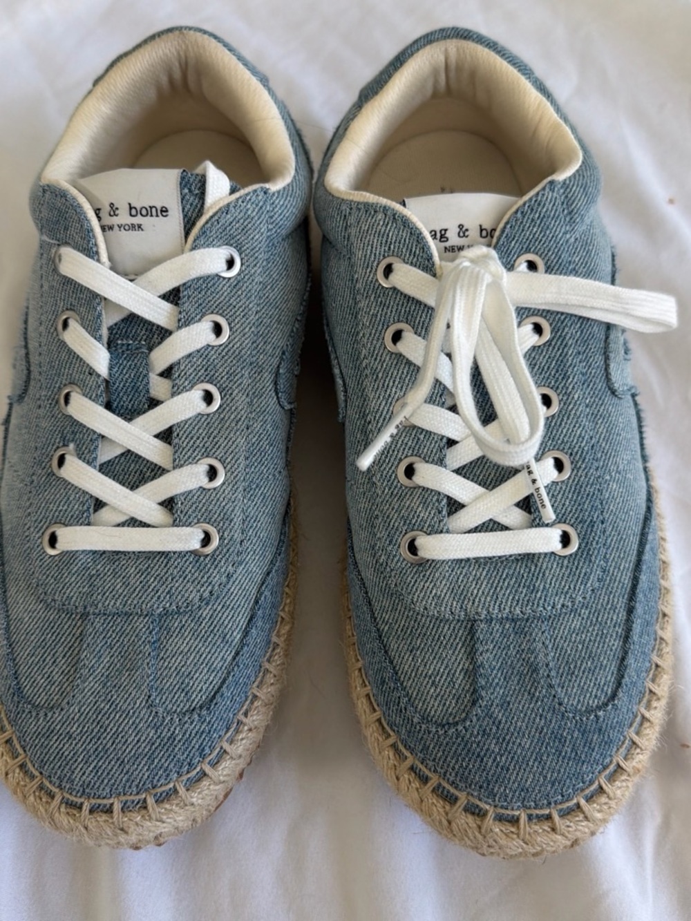 rag & bone Blue Denim Sneaker-Espadrille